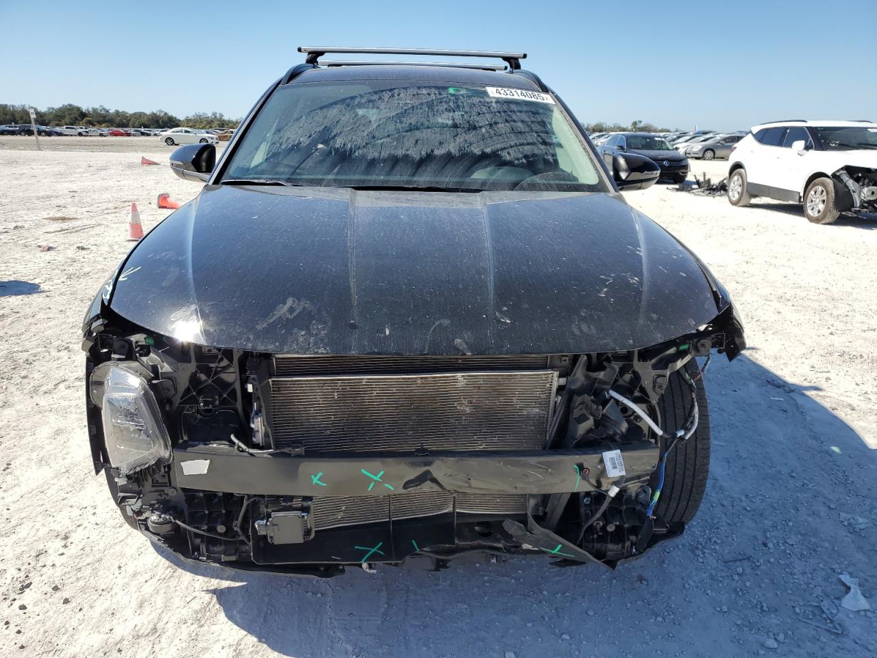2022 Hyundai Tucson VIN 5NMJBCAE3NH148127 Copart auction photo, front end / minor dent/scratches damage thumbnail 5