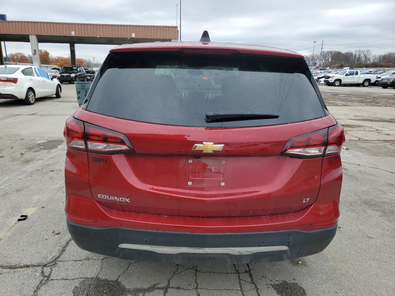 2022 Chevrolet Equinox VIN 3GNAXKEV8NS175295 Copart auction photo, front end / side damage thumbnail 6