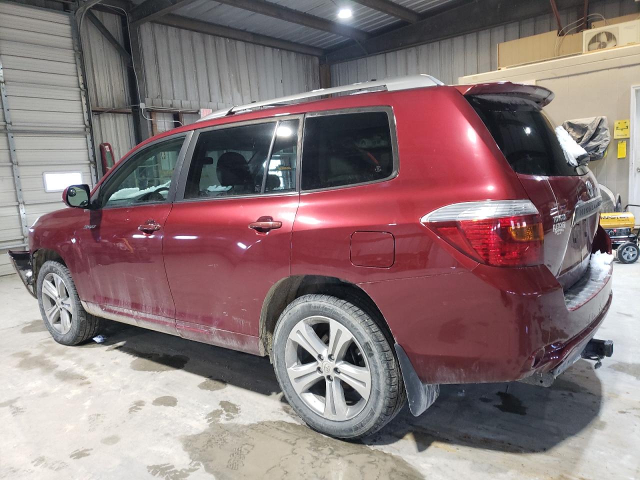 2008 Toyota Highlander VIN JTEES43A082044006 Copart auction photo, front end / minor dent/scratches damage thumbnail 2