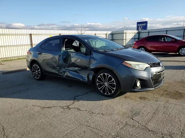2016 Toyota Corolla VIN 5YFBURHE6GP459051 Copart auction photo, side / front end damage thumbnail 10