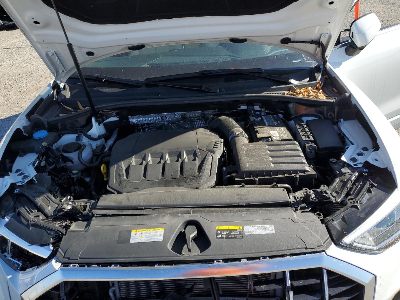 2022 Audi Q3 VIN WA1EECF38N1142229 Copart auction photo, front end damage thumbnail 12