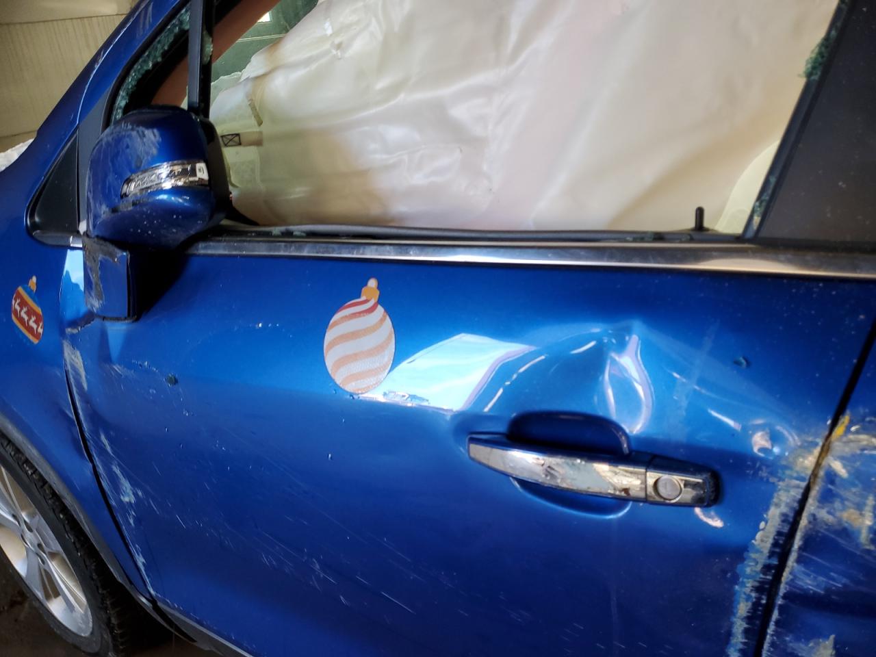 2015 Buick Encore VIN KL4CJASBXFB138117 Copart auction photo, front end / side damage thumbnail 9