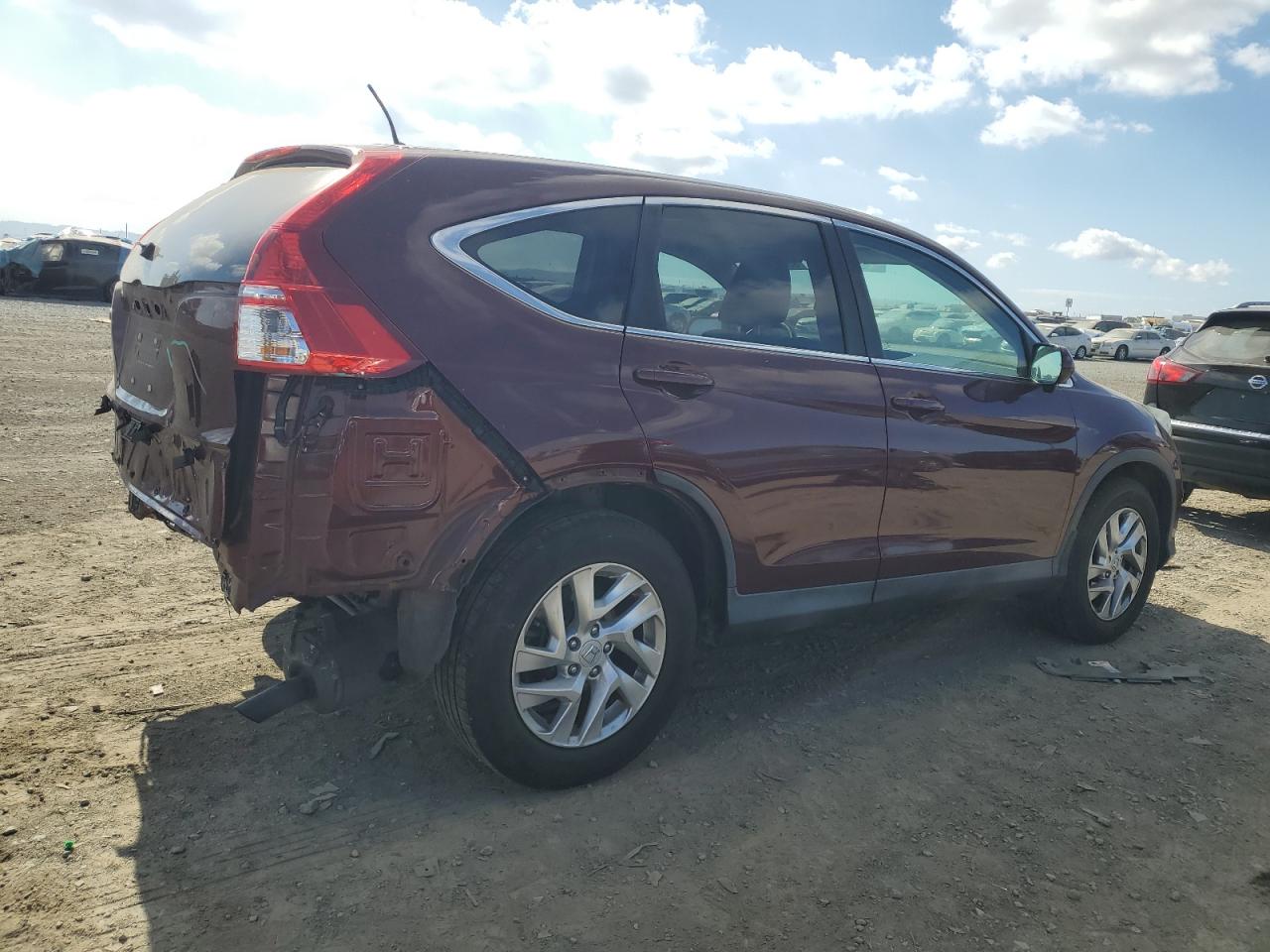 2016 Honda CR-V VIN 2HKRM3H5XGH567875 Copart auction photo, rear end damage thumbnail 3