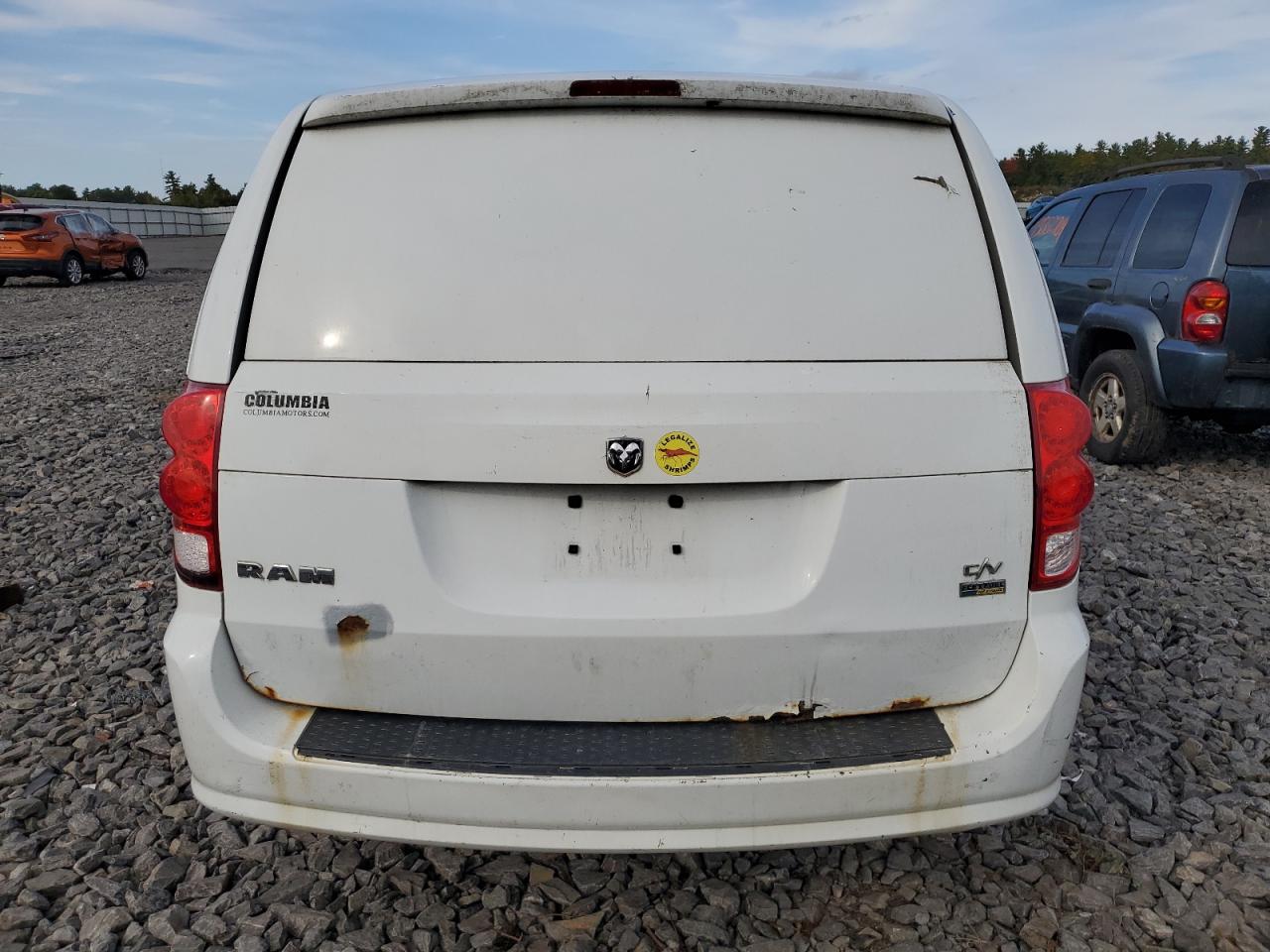 2014 RAM Cargo Van Tradesman VIN 2C4JRGAG0ER389962 Copart auction photo, front end damage thumbnail 6