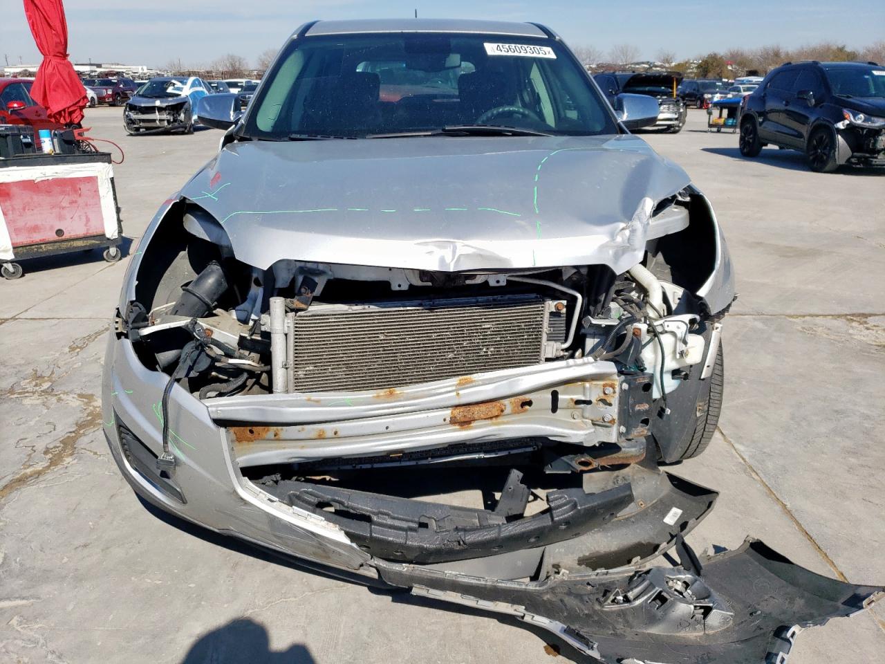 2014 Chevrolet Equinox VIN 2GNFLEEK0E6190056 Copart auction photo, front end damage thumbnail 5