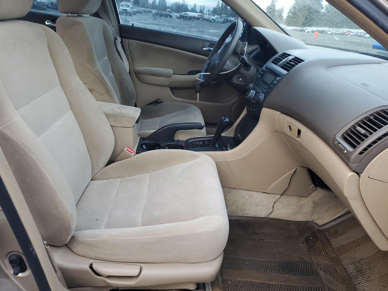2004 Honda Accord VIN 1HGCM56334A114799 Copart auction photo, side / front end damage thumbnail 7