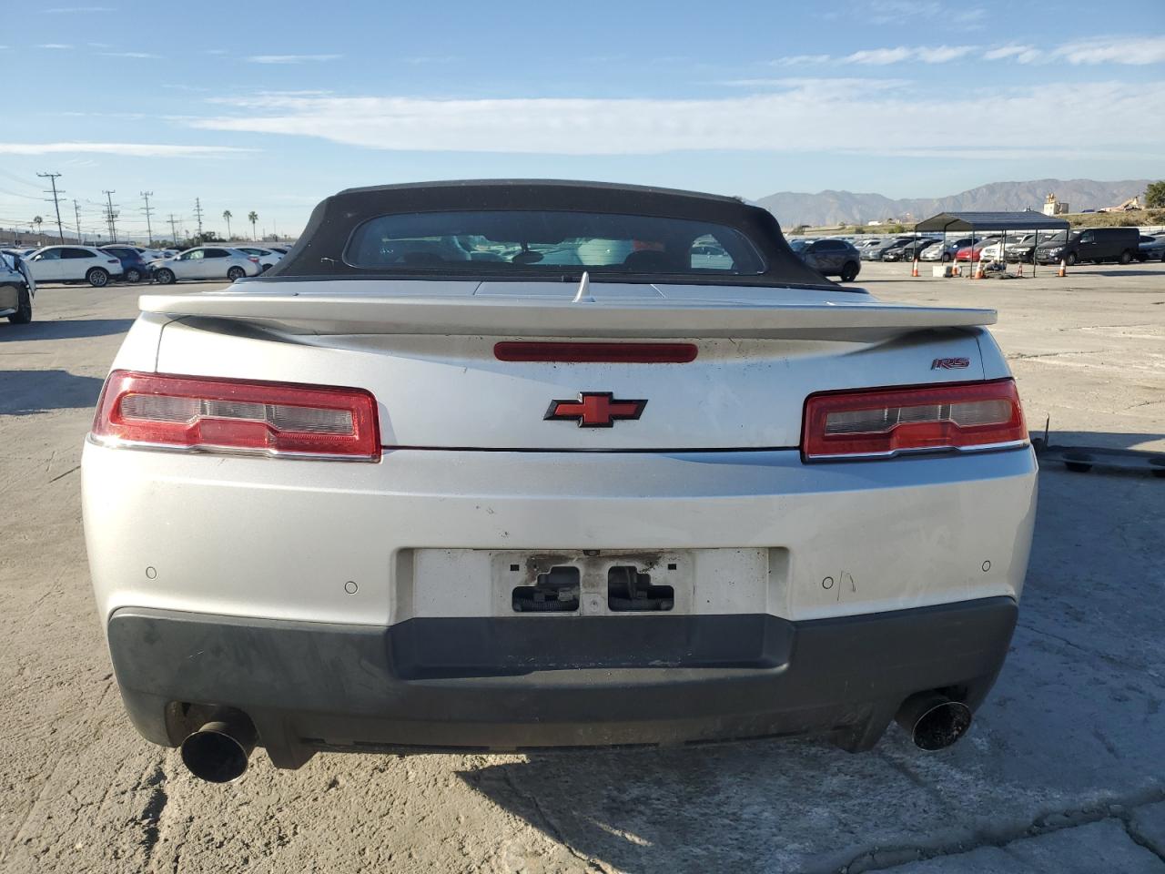 2015 Chevrolet Camaro VIN 2G1FD3D38F9268256 Copart auction photo, front end damage thumbnail 6