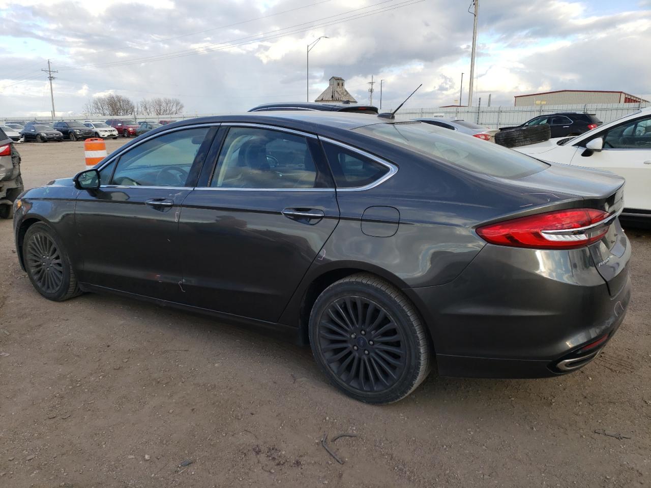 2017 Ford Fusion VIN 3FA6P0T94HR321184 Copart auction photo, front end damage thumbnail 2