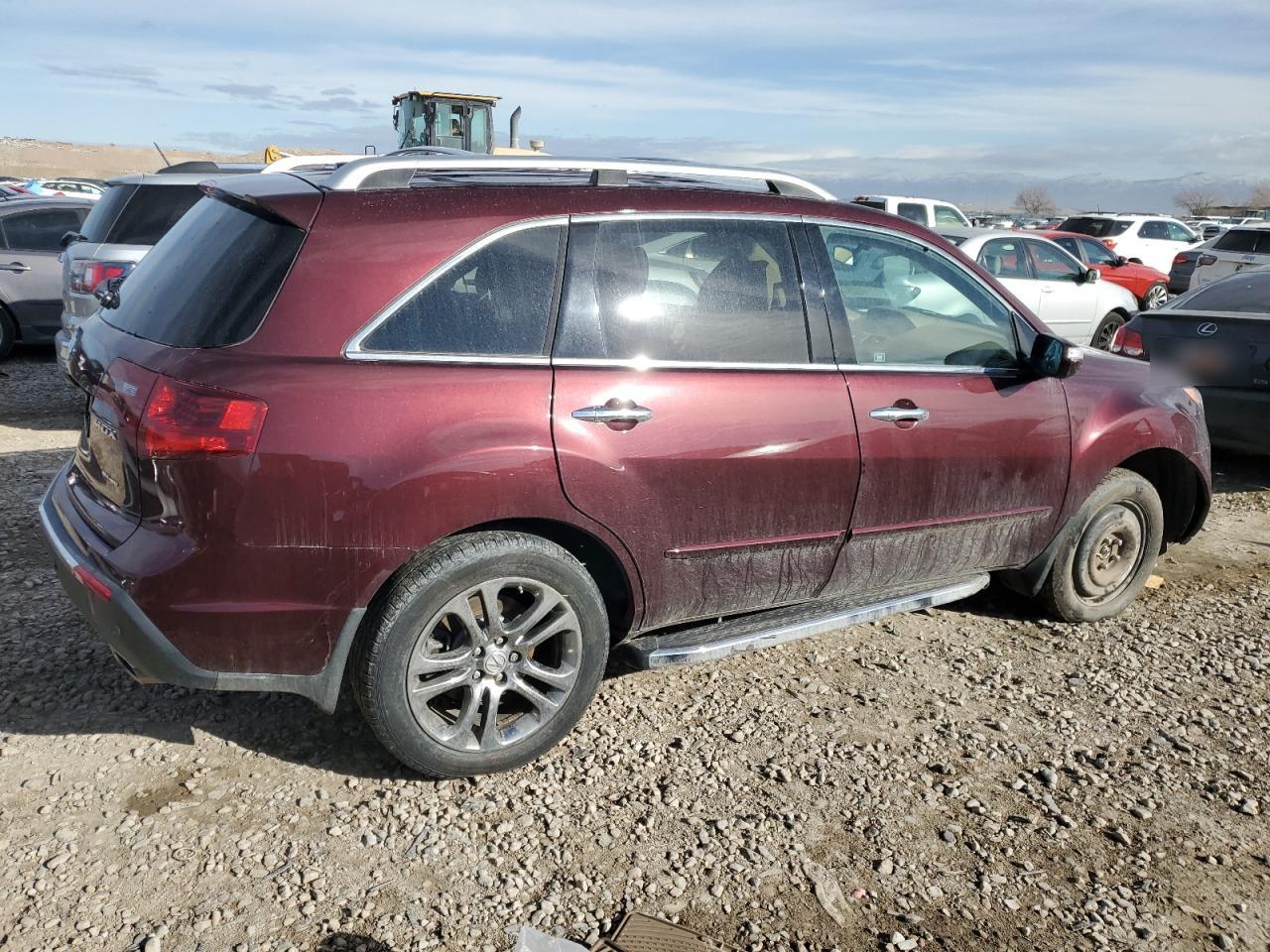 2012 Acura MDX VIN 2HNYD2H85CH547420 Copart auction photo, side damage thumbnail 3