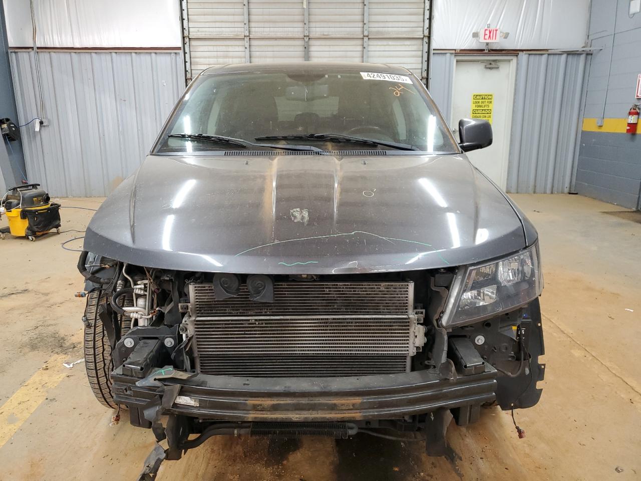 2014 Dodge Journey VIN 3C4PDDEG7ET278386 Copart auction photo, front end / rejected repair damage thumbnail 5
