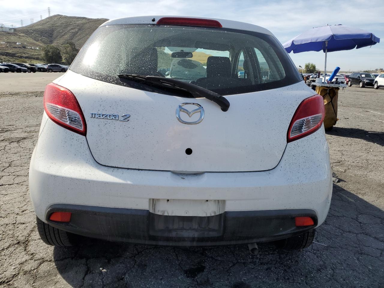 2012 Mazda 2 VIN JM1DE1KY1C0144110 Copart auction photo, rear end damage thumbnail 6