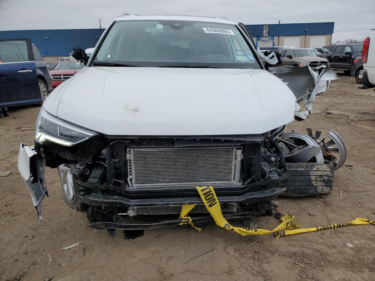 2024 Audi Q3 VIN WA1DECF37R1108722 Copart auction photo, front end / undercarriage damage thumbnail 5