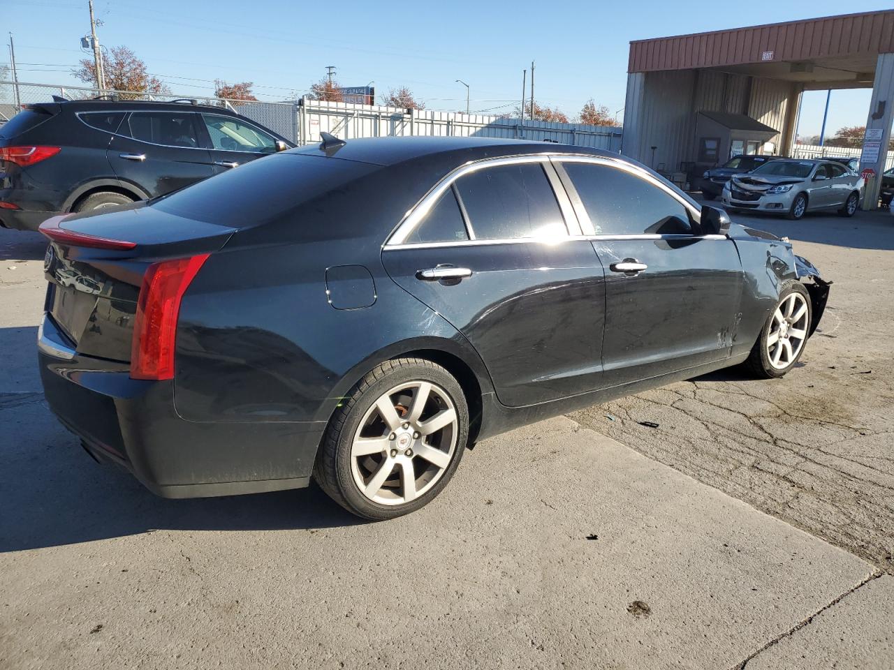 2014 Cadillac ATS VIN 1G6AA5RX6E0192808 Copart auction photo, front end damage thumbnail 3