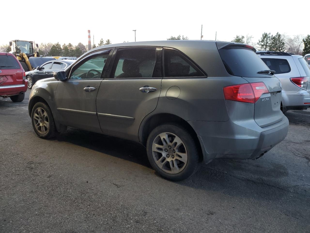 2008 Acura MDX VIN 2HNYD28428H516419 Copart auction photo, side / front end damage thumbnail 2