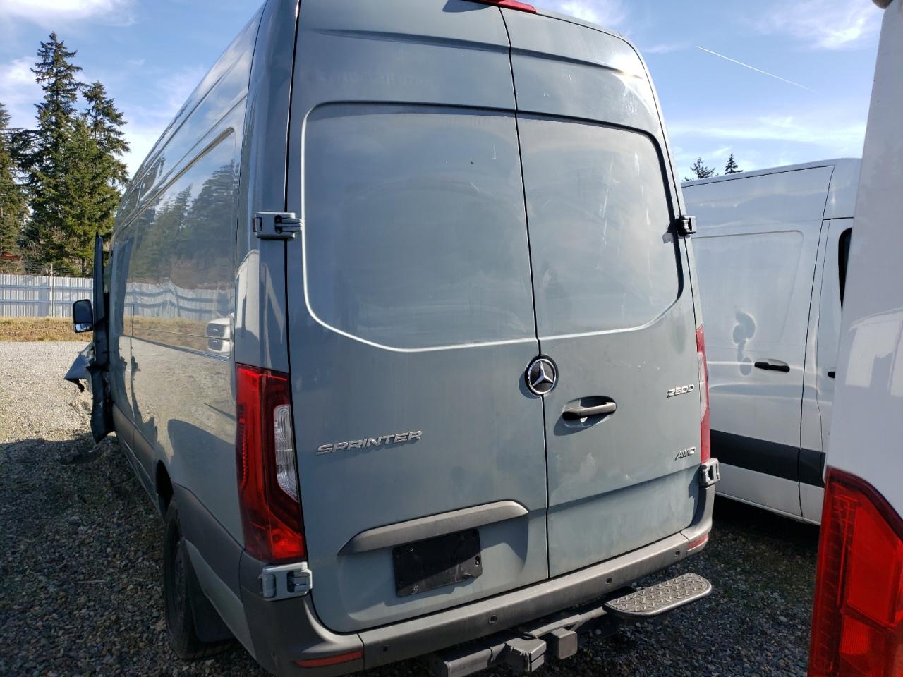 2023 Mercedes-Benz Sprinter VIN W1Y4NCVY7PT119106 Copart auction photo, front end / side damage thumbnail 6