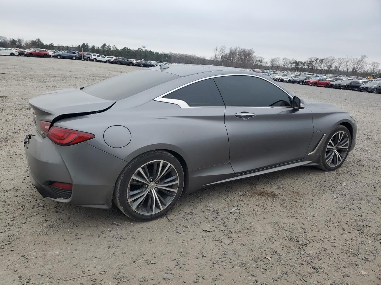 2017 Infiniti Q60 VIN JN1CV7EK0HM110720 Copart auction photo, front end / rear end damage thumbnail 3