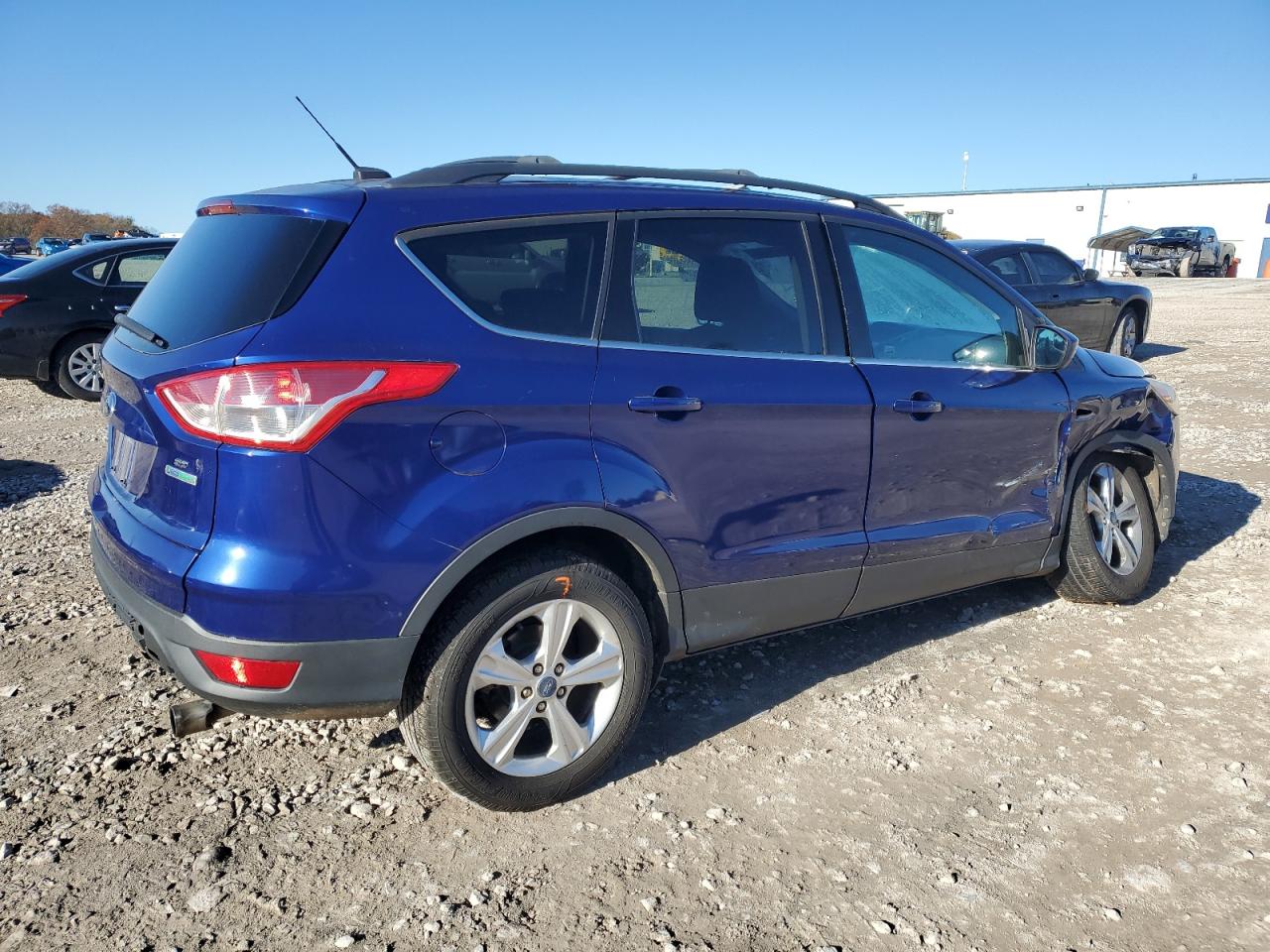 2013 Ford Escape VIN 1FMCU0GX6DUA90799 Copart auction photo, side / front end damage thumbnail 3
