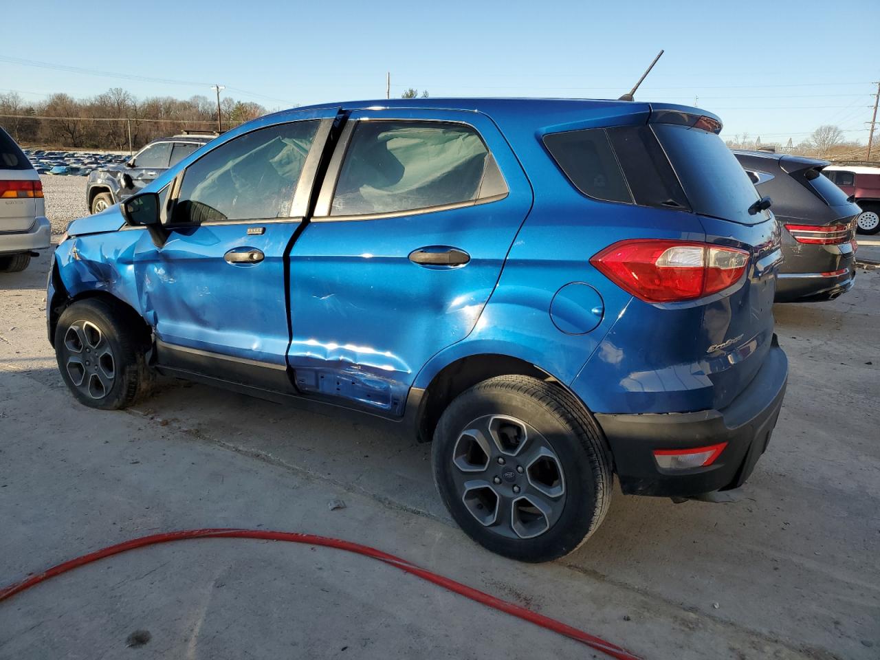 2018 Ford EcoSport VIN MAJ6P1SL3JC160270 Copart auction photo, front end / side damage thumbnail 2
