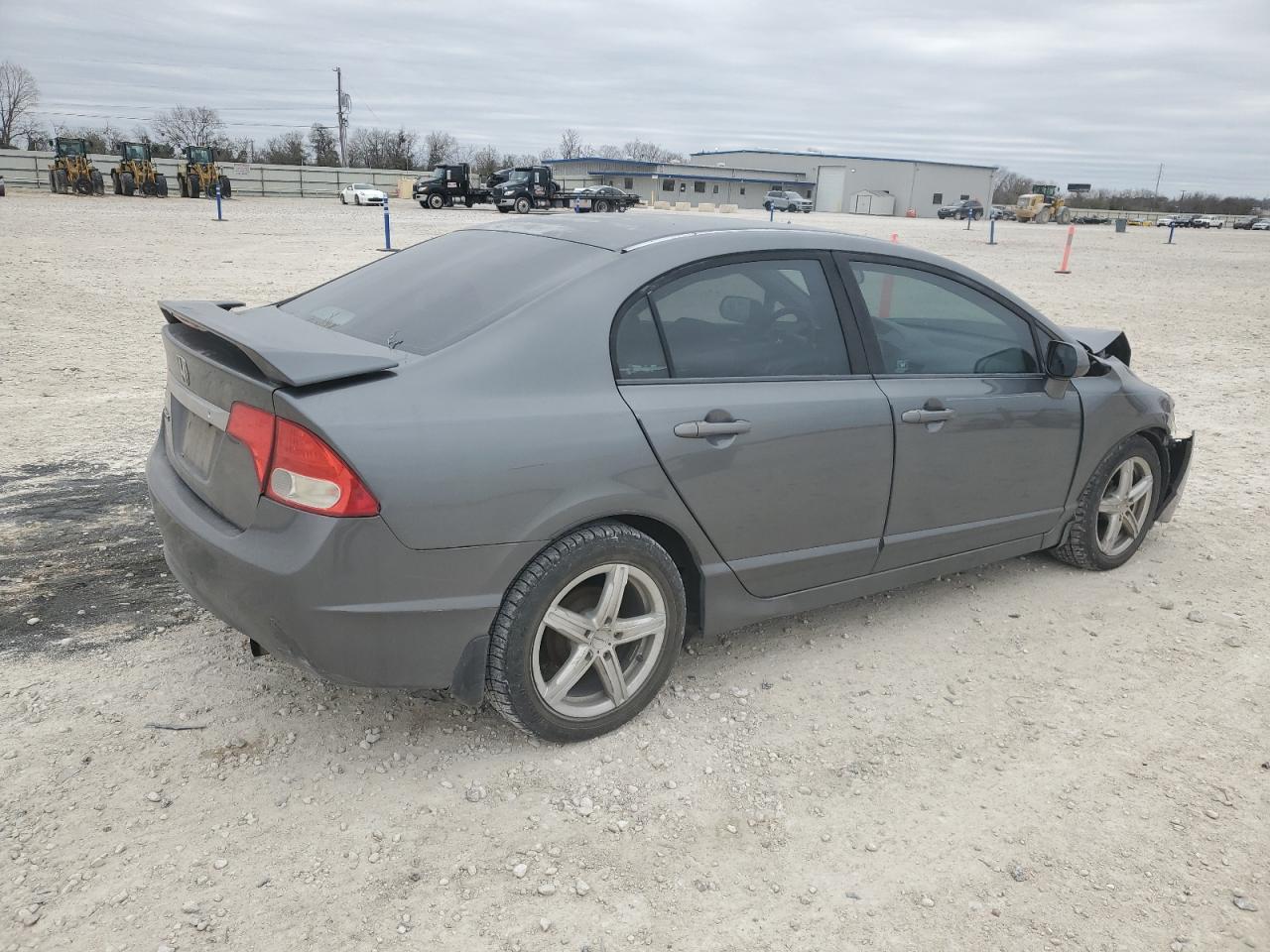 2011 Honda Civic VIN 19XFA1F53BE040793 Copart auction photo, front end / side damage thumbnail 3