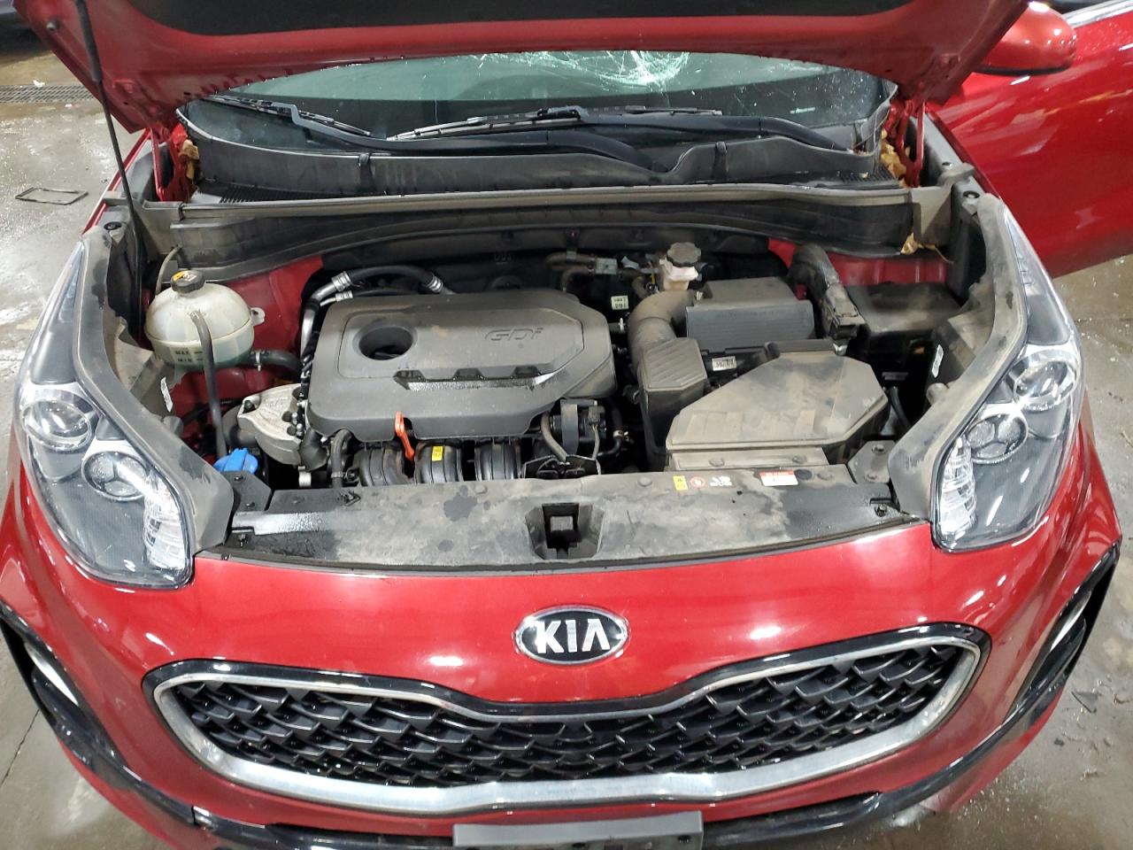 2020 KIA Sportage VIN KNDPMCAC0L7640217 Copart auction photo, front end / side damage thumbnail 13