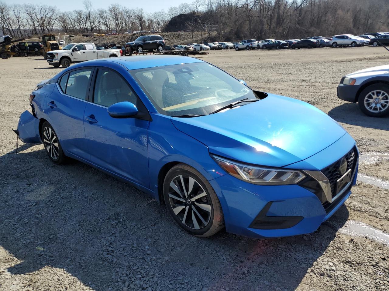 2021 Nissan Sentra VIN 3N1AB8CV8MY298557 Copart auction photo, rear end / minor dent/scratches damage thumbnail 4