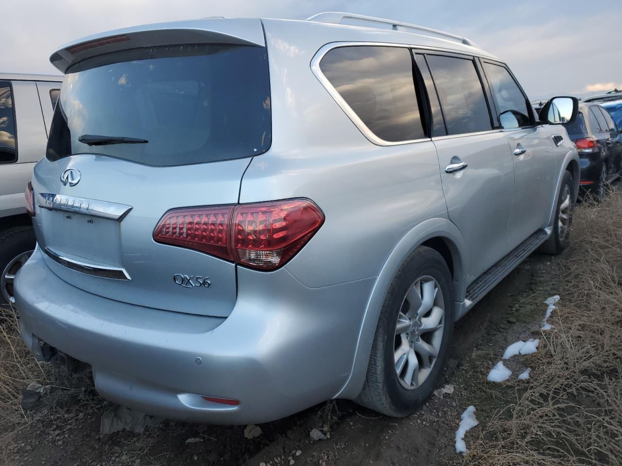2011 Infiniti QX56 VIN JN8AZ2NE2B9002118 Copart auction photo, front end damage thumbnail 3