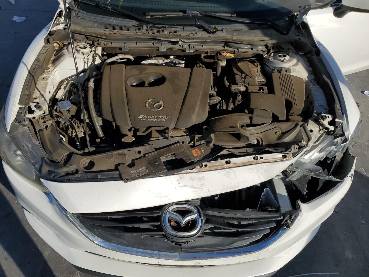 2017 Mazda 6 VIN JM1GL1V51H1140306 Copart auction photo, all over damage thumbnail 11