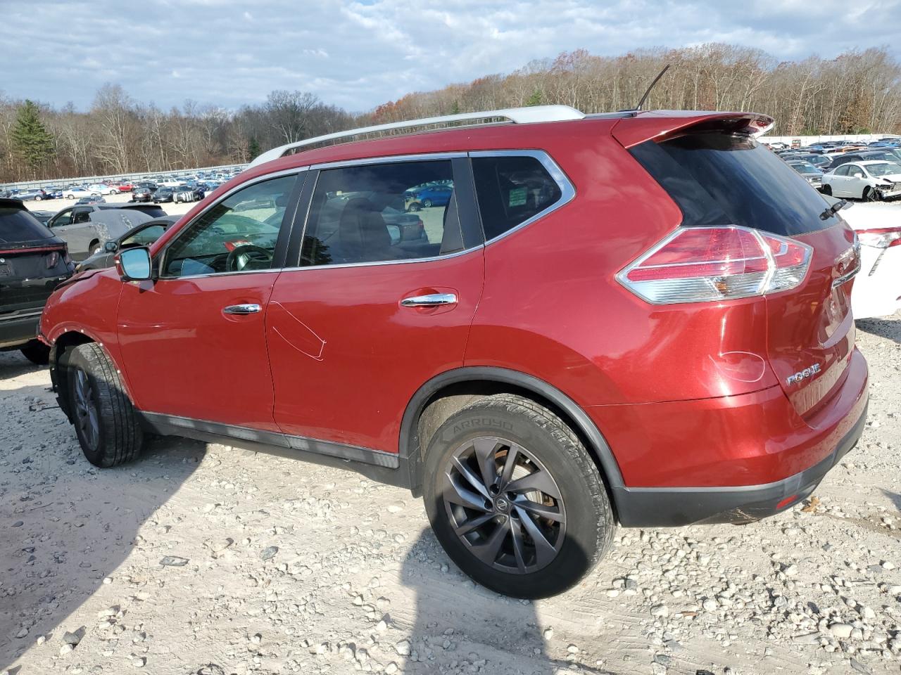 2016 Nissan Rogue VIN 5N1AT2MV1GC731862 Copart auction photo, front end / side damage thumbnail 2