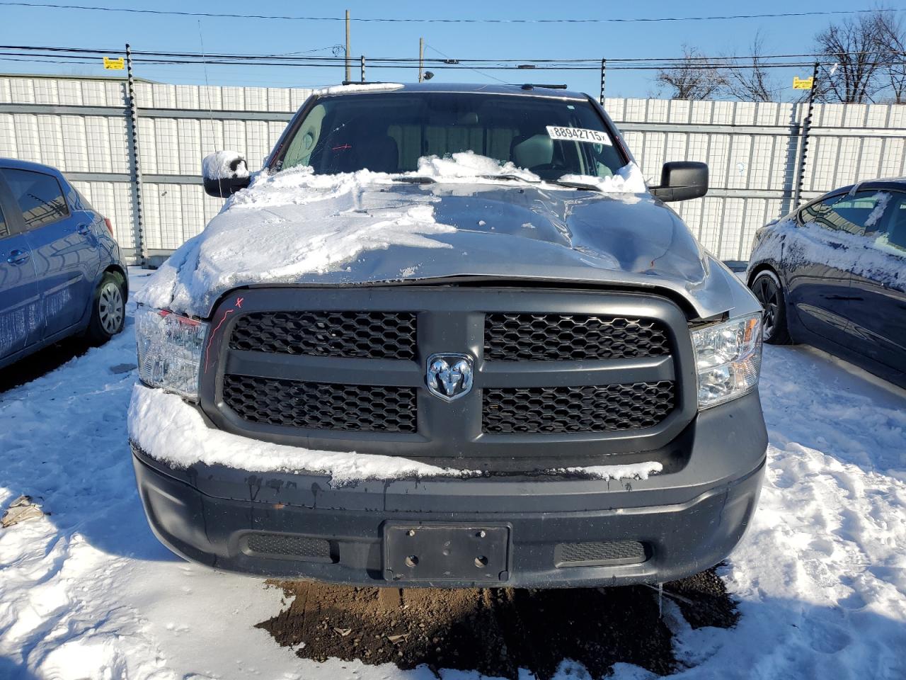 2021 RAM 1500 VIN 3C6JR7AG2MG635289 Copart auction photo, front end damage thumbnail 5