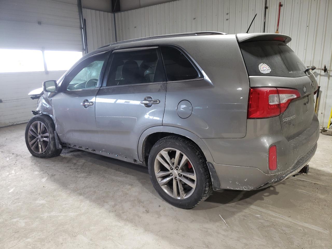 2014 KIA Sorento VIN 5XYKWDA79EG447681 Copart auction photo, front end damage thumbnail 2