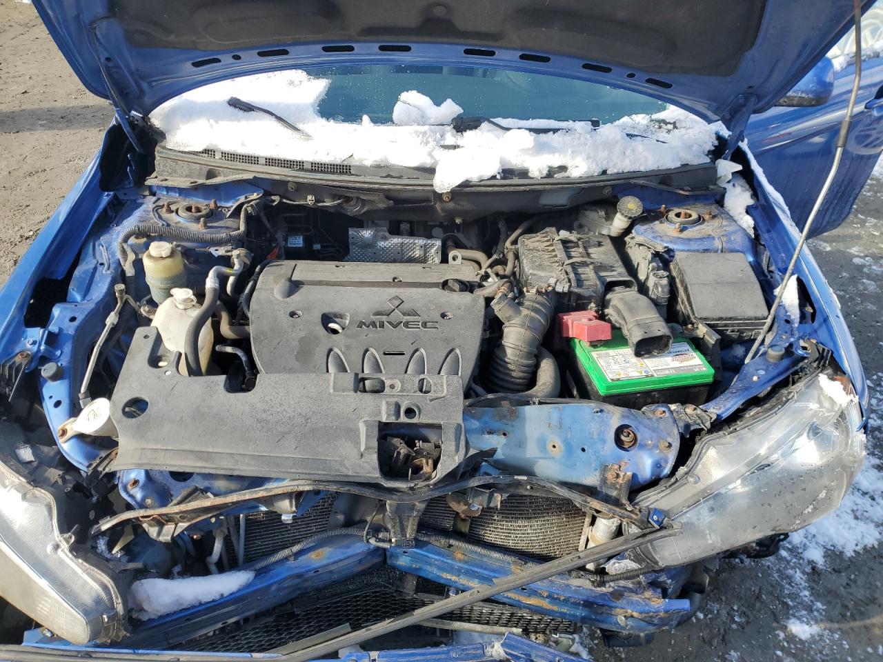 2012 Mitsubishi Lancer VIN JA32V2FW2CU013720 Copart auction photo, front end / front end damage thumbnail 11