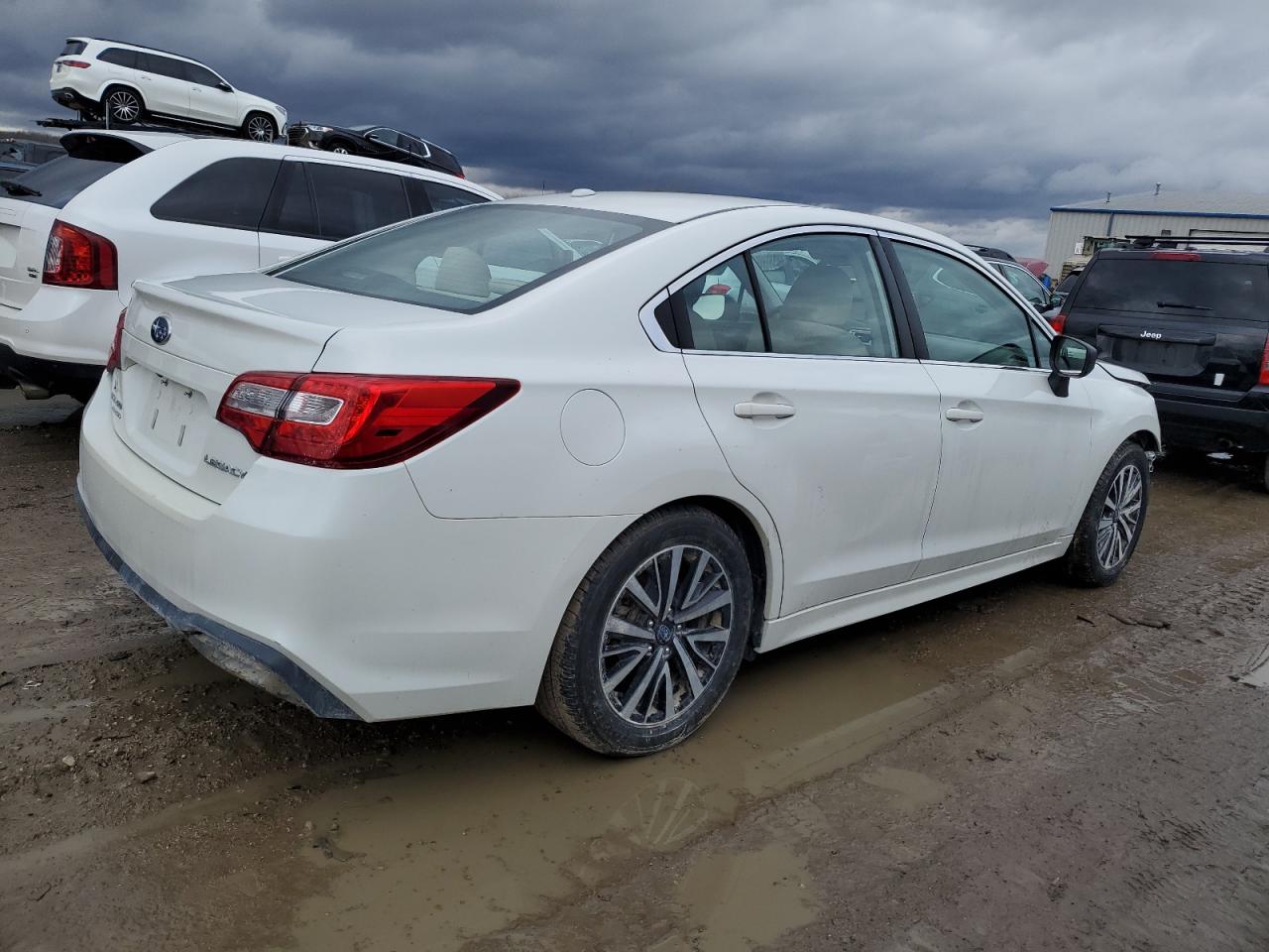 2019 Subaru Legacy VIN 4S3BNAB60K3031543 Copart auction photo, front end / side damage thumbnail 3