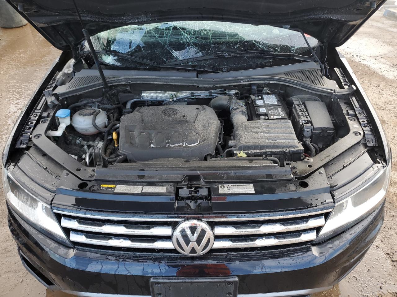 2018 Volkswagen Tiguan VIN 3VV2B7AXXJM041405 Copart auction photo, all over damage thumbnail 11
