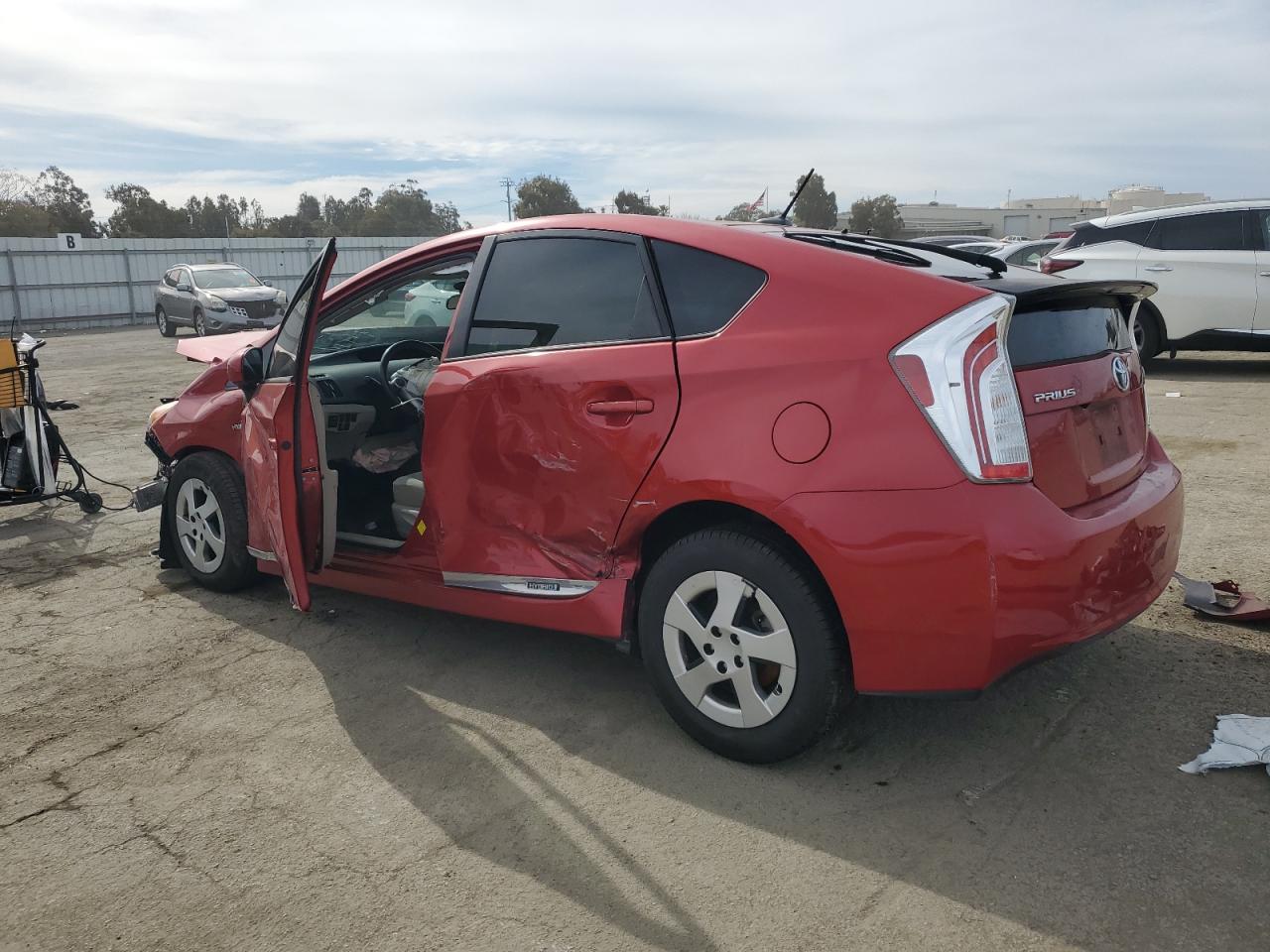 2014 Toyota Prius VIN JTDKN3DU2E1771215 Copart auction photo, water/flood / all over damage thumbnail 2