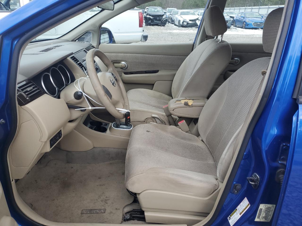 2011 Nissan Versa VIN 3N1BC1CP0BL508377 Copart auction photo, side damage thumbnail 7