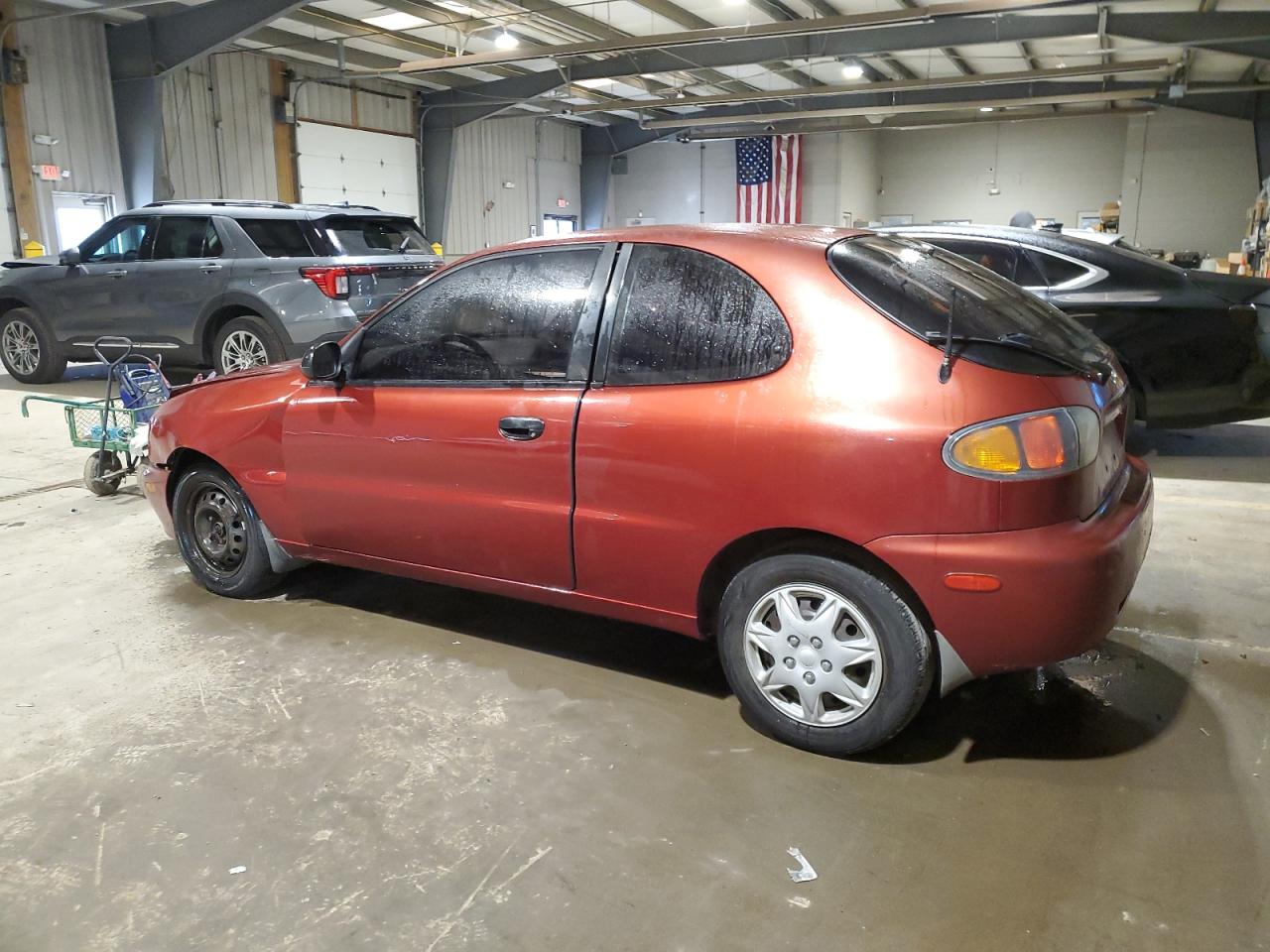 2001 Daewoo Lanos VIN KLATA22641B635307 Copart auction photo, front end damage thumbnail 2
