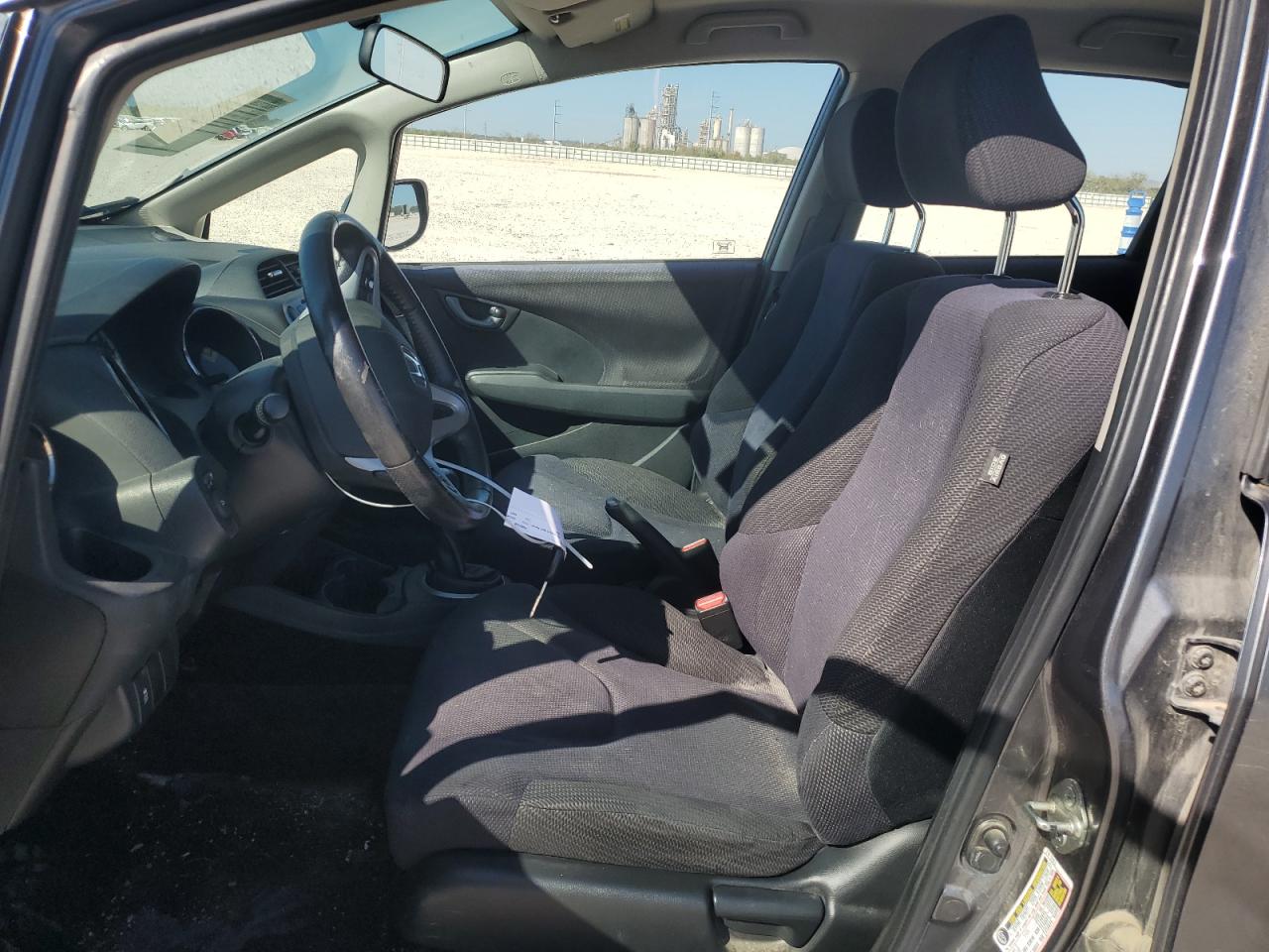 2013 Honda Fit VIN JHMGE8G54DC026684 Copart auction photo, side / front end damage thumbnail 7