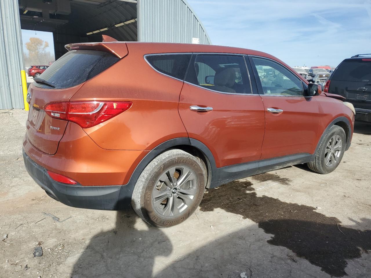 2014 Hyundai Santa Fe VIN 5XYZT3LB0EG146249 Copart auction photo, front end damage thumbnail 3