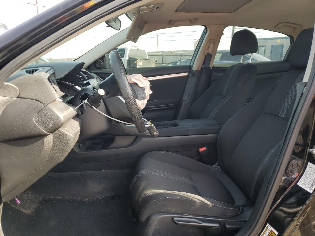 2017 Honda Civic VIN 2HGFC2F76HH573866 Copart auction photo, front end / side damage thumbnail 7