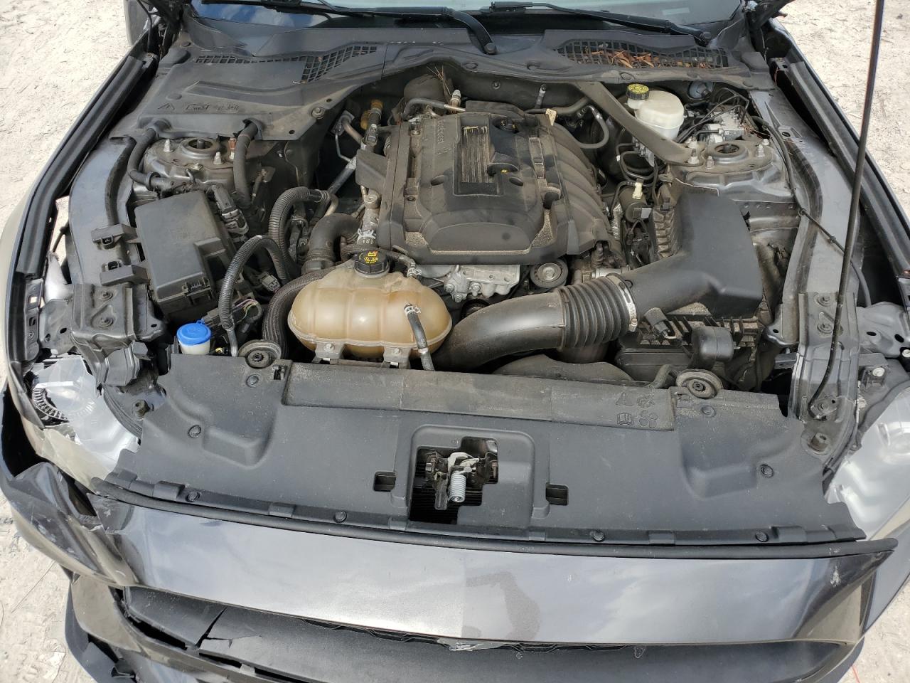 2020 Ford Mustang VIN 1FATP8UH9L5115362 Copart auction photo, front end / side damage thumbnail 7