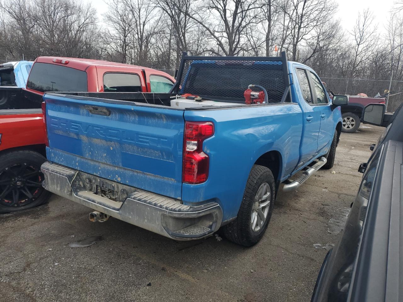 2021 Chevrolet Silverado VIN 1GCRYDED2MZ159610 Copart auction photo, side damage thumbnail 3