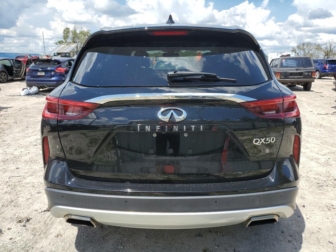 2020 Infiniti QX50 VIN 3PCAJ5M12LF110071 Copart auction photo, front end damage thumbnail 6