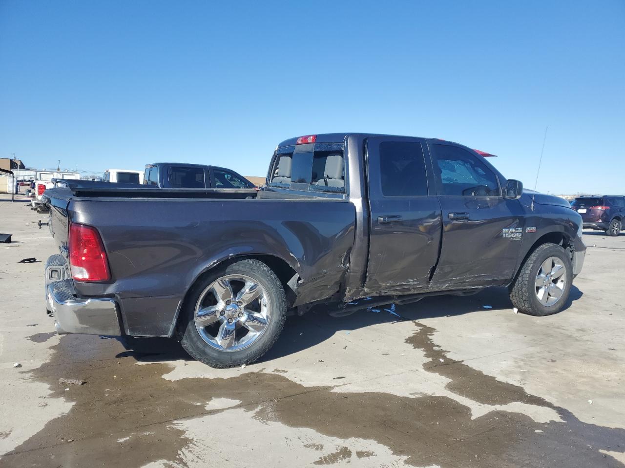 2019 RAM 1500 VIN 1C6RR7GT0KS636616 Copart auction photo, rollover damage thumbnail 3