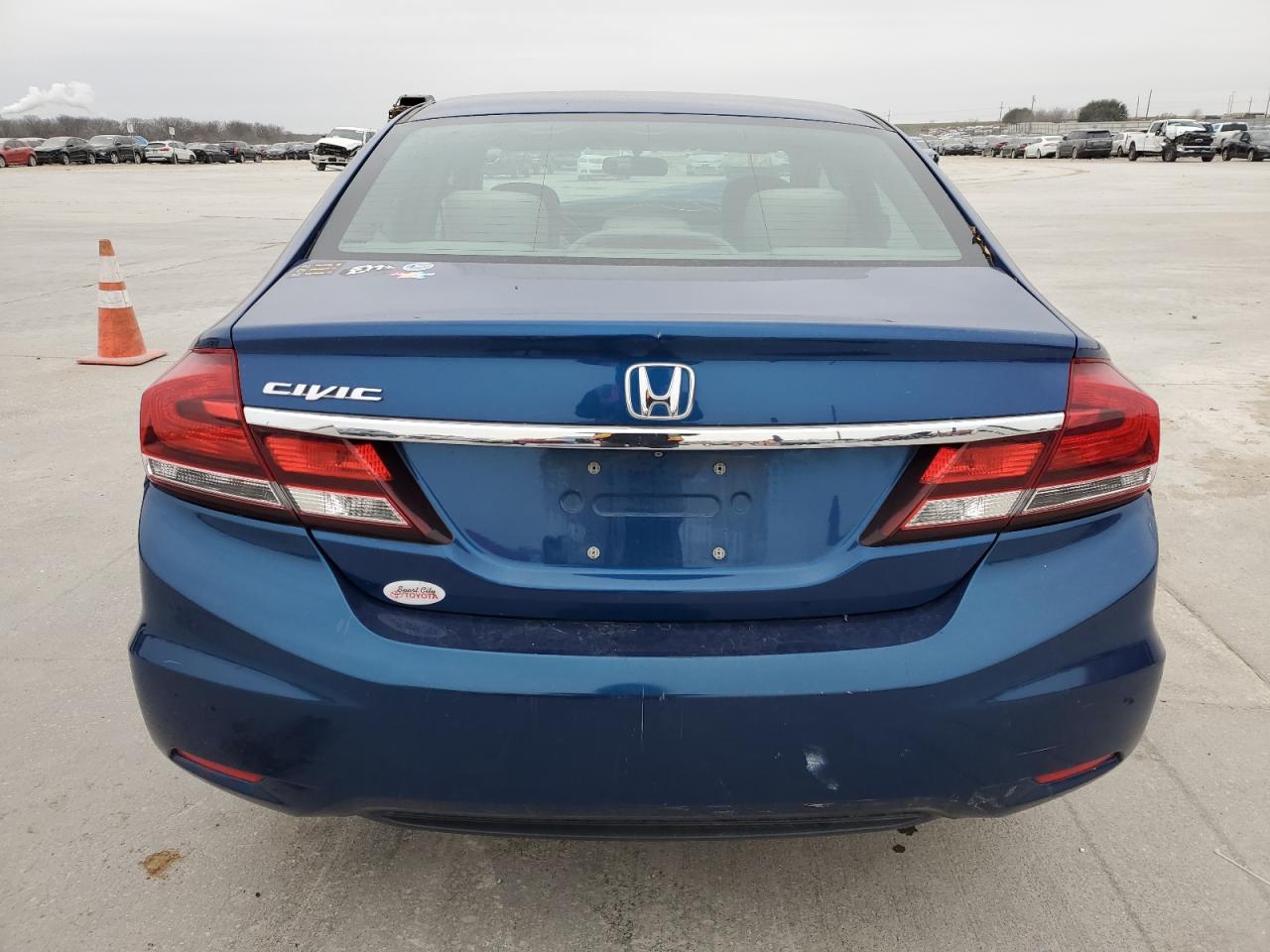 2013 Honda Civic VIN 19XFB2F59DE054462 Copart auction photo, front end damage thumbnail 6