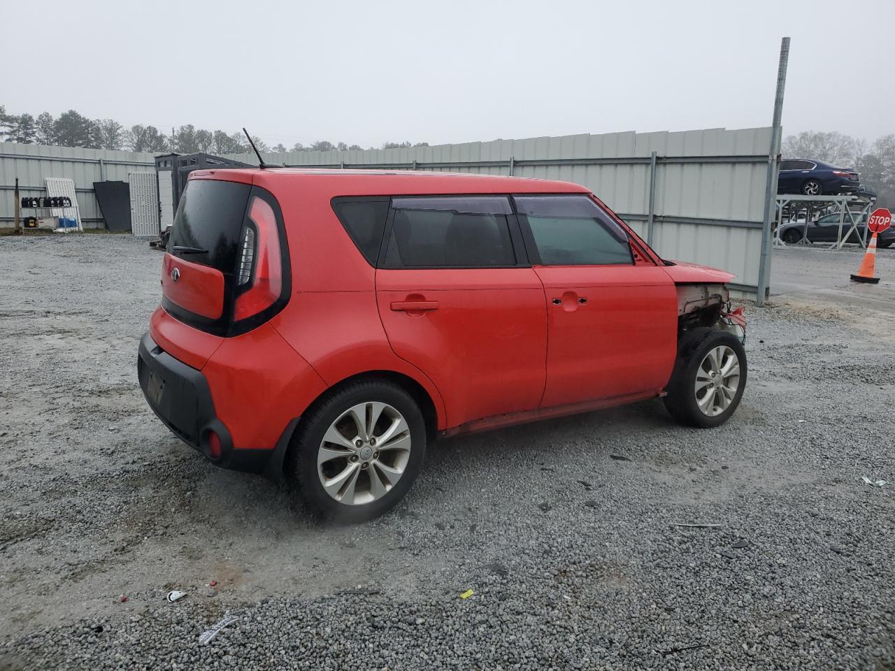 2015 KIA Soul VIN KNDJP3A57F7797861 Copart auction photo, front end / minor dent/scratches damage thumbnail 3