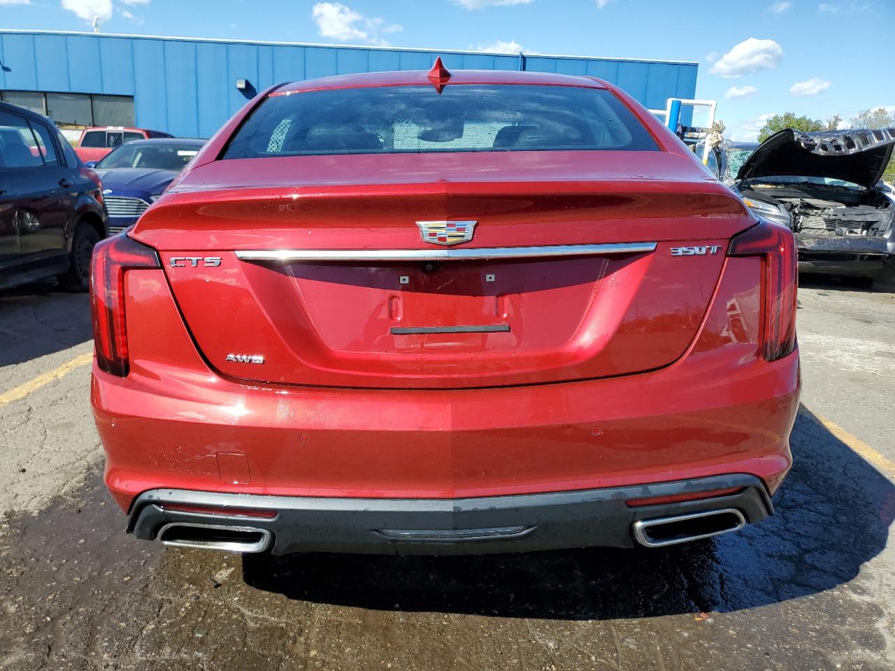 2020 Cadillac CT5 VIN 1G6DT5RK8L0131680 Copart auction photo, front end / side damage thumbnail 6