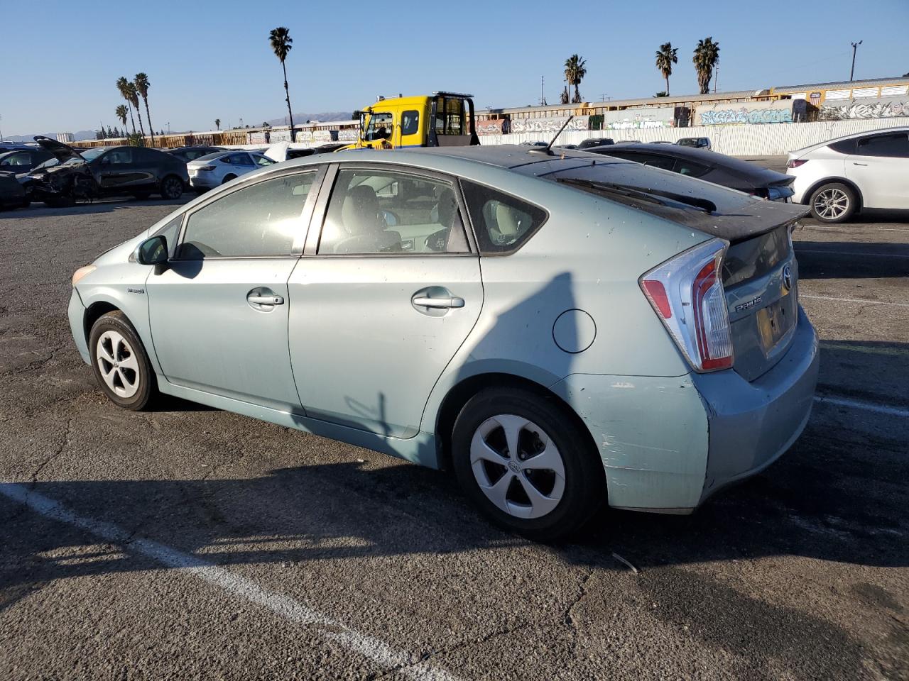 2013 Toyota Prius VIN JTDKN3DU3D1628093 Copart auction photo, front end / side damage thumbnail 2