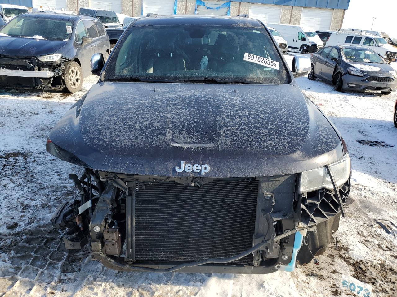 2020 Jeep Grand Cherokee VIN 1C4RJFBG0LC326806 Copart auction photo, front end / side damage thumbnail 5
