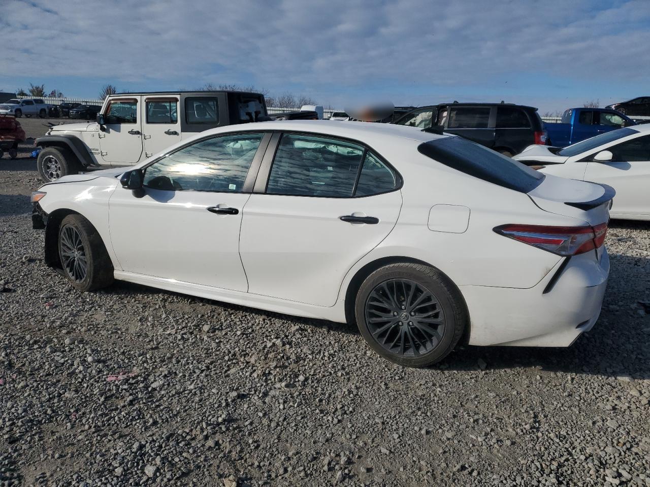 2020 Toyota Camry VIN 4T1G11AK2LU354791 Copart auction photo, front end / rear end damage thumbnail 2