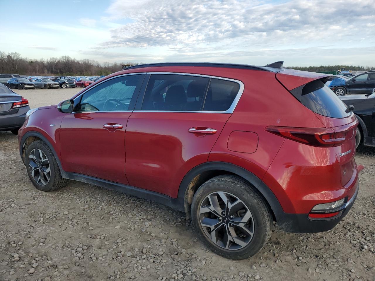 2021 KIA Sportage VIN KNDPNCAC7M7859156 Copart auction photo, rear end damage thumbnail 2